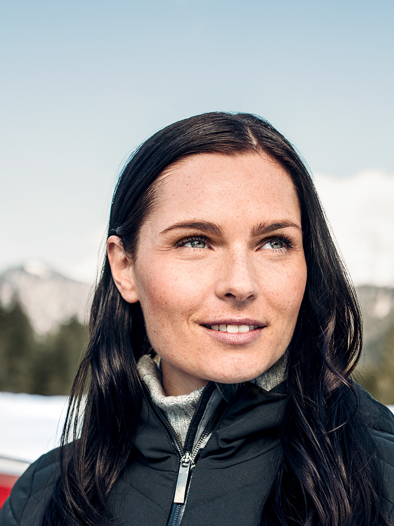 A portrait Anna Veith.