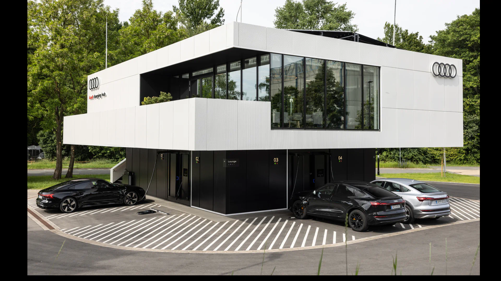 Audi charging hub.